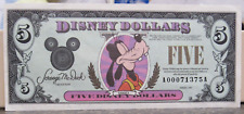 1993 A $5 Walt Disney Dollars GOOFY A00071375A picture