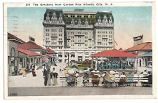 Postcard The Breakers from Garden Pier Atlantic City NJ 1920s VTG 9565 P Sanders picture