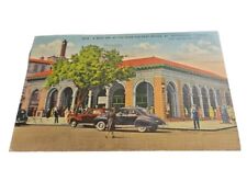 Vintage Postcard A busy Day at the Open Air Post Office St. Petersburg FL picture