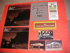 1985 LINCOLN CONTINENTAL MARK VII TOWN CAR BROCHURE CATALOG PAINT CHIPS LOT OF 8 picture