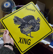 Metal sign TURKEY XING Big approx 12x12