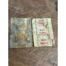 Vintage 1920s Chocolate Winks / Carmels - Beich Candy Wrapper - Bloomington ILL. picture