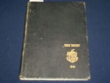 1941 THE BRIEF CHOATE SCHOOL YEARBOOK WALLINGFORD CT. - JAMES WHITMORE - YB 370 picture