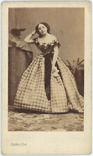 CDV circa 1865. Anaïs Liévenne, actress by Disdéri in Paris. Actress. picture