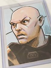 2020 Topps Star Wars Bill Burr The Mandalorian Sketch Card NM 1/1 Migs Mayfeld picture