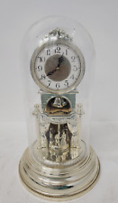 Vintage Japan Glass Dome Rhythm Quarts Anniversary Clock With Dancing Couples picture