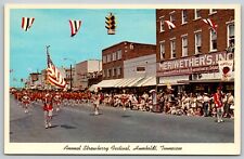 Annual Strawberry Festival Parade Humboldt Tennessee 1962 Postcard picture