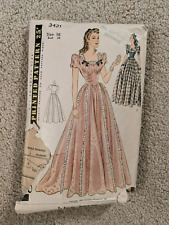 1940s Simplicity 3421 Misses' Evening Dress, Vintage, Rare picture