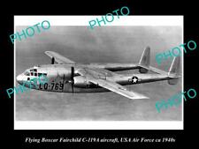 OLD HISTORIC AVIATION PHOTO FLYING BOXCAR FAIRCHILD C-119A AIRCRAFT USAAF 1940 picture