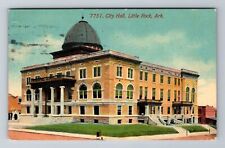 Little Rock AR-Arkansas, City Hall, Antique Vintage c1913 Souvenir Postcard picture
