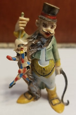 Vintage Depose Italy Leprechaun Holding Jester  Figurine Resin Rare Fontanini picture