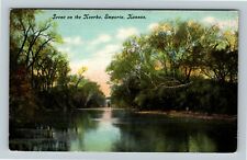 Emporia KS-Kansas, Scene On The Neorho Vintage Souvenir Postcard picture