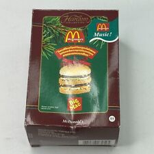 Hierloom Collection Carlton Cards Mcdonald's Big Mac Musical Christmas Ornament picture