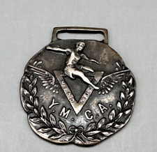 ANTIQUE YMCA STERLING SILVER 1ST PLACE 8 POTATO MEDAL 