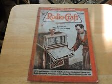 RADIO CRAFT MAGAZINE APRIL  1934 picture