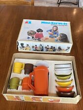 Vintage 1979 Original Tupperware Toys Mini-Serve-It Children’s 9 Pc Play Set picture