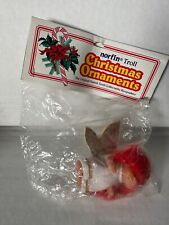 Vintage 1992 Norfin Troll Christmas Ornament Angel New Sealed picture