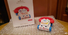 Hallmark Fisher Price Chatter Telephone Christmas Ornament New In Box 2009 picture