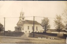 RPPC Rye NH, Congregational Church, Clock, 1904-18 New Hampshire Real Photo picture
