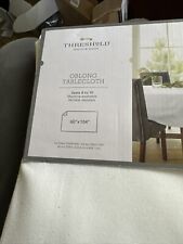 Target Threshold Solid White Oblong Tablecloth 60