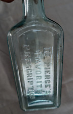 Antique Medicine Bottle Dr. Pierce's Favorite Prescription large size aqua picture