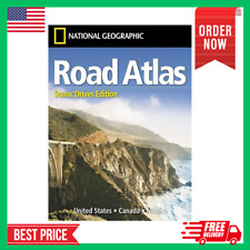 ✅National Geographic Road Atlas 2024 Scenic Drives Travel Map US Canada Mexico.✅ picture