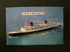 1962 French Line Campagnie Generale Transatlantique S.S. France (Ship) Postcard picture
