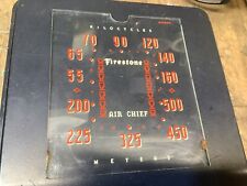 Vintage FIRESTONE Air Chief “Diplomat” 4-A-3 Radio Tuner Glass Cover + Tabs picture