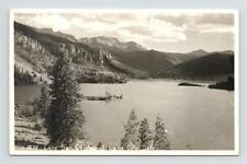 Vintage RPPC Postcard Lake San Cristobal Lake City Colorado Un-posted Mountain picture