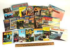 Lot 21 Vintage Souvenir Travel Folder Post Card Folio Booklets picture