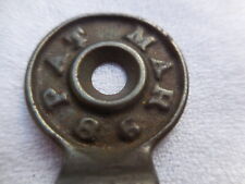 Antique mysterious  bronze object patented  Mar  1898 #91 picture