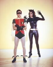 Batman Lee Meriwether Burt Ward as robin and Catwoman in costume 24x36 Poster picture