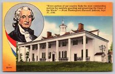 Postcard: George Washington, Mount Vernon, VA, MWM, #PA5, Divided Back, Unposted picture