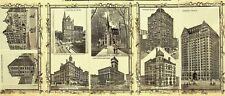 Early 1900s Chicago Illinois Buildings RARE Picture Packet - E8C picture