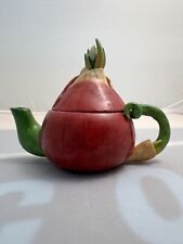 Miniature Ceramic Khien Teapot Red Onion picture