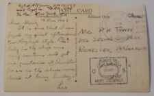 APO 305 England to Rochester MN postcard WW2 Soldier's Mail 11-19-1943 RPPC picture