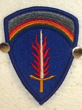US Army Europe (USAREUR) Full Colored Crest Badge Insignia Patch V 3 picture