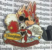 YEAR OF A MILLION DREAMS Come Live Your Dream Minnie Cheer Leader DLR Disney Pin picture