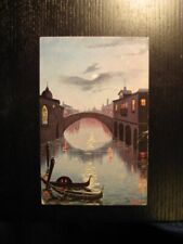 Vintage POSTCARD, Venice Night Scene, early 1900's, Raphael Tuck & Sons, Oilette picture