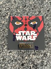 2024 Star Wars Chrome Sapphire Edition Sealed Hobby Box Episode 1 - 25 Years picture