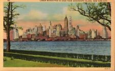 Postcard - Lower Manhattan as seen from Governor's Island New York City, NY 2063 picture