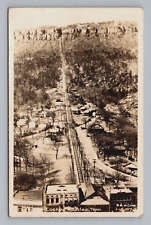 Postcard RPPC Lookout Mountain Incline Railway Tennessee Unposted Houses picture