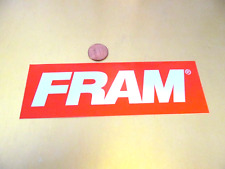 ORANGE FRAM Sticker / Decal   ORIGINAL OLD STOCK RACING picture