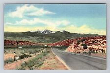 Grants NM-New Mexico, Mount Taylor from Highway Sixty Six, Vintage Postcard picture