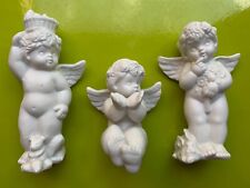 Vintage Vigor Angel Cherub Figurine Set of 3 picture