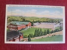 Vintage Linen Postcard, Wa State College 1949 picture