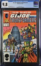 G.I. Joe and the Transformers 4 CGC 9.8 White Pages 1987 Marvel Sharp Copy picture