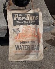Vintage Pep boys collectable Desert Drinking Bag Used rare missing cap picture