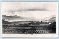 Sunshine Valley British Columbia Canada Postcard Plains View c1920's RPPC Photo picture