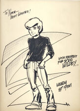 1987 WENDY PINI Original Art JONNY QUEST (DOUG WILDEY) Commission Sketch SIGNED picture